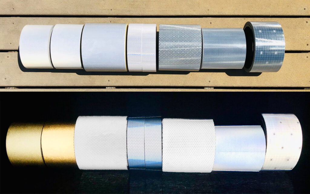 comparison of reflective tapes