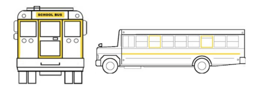 school bus reflective tape regulation