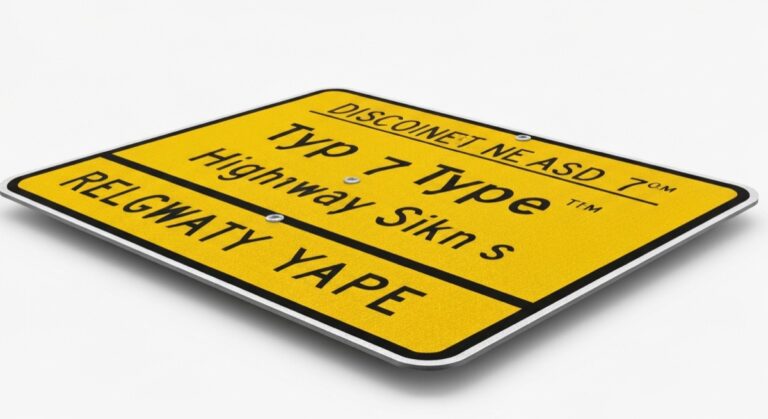 Type 7 Permanent Highway Signs (discontinued)