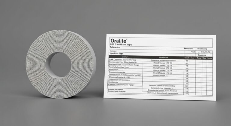 Rail Gate Arm Reflective Tape (Oralite – RGA) Specifications Sheet
