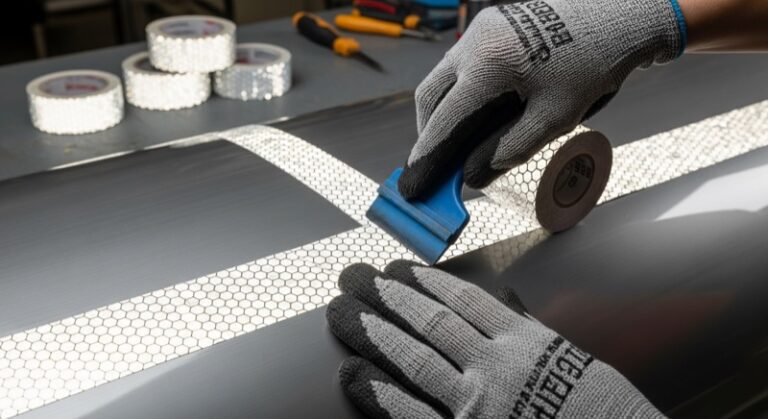 How to Apply Reflective Tape — Surface Prep, Application Tips, and Common Mistakes